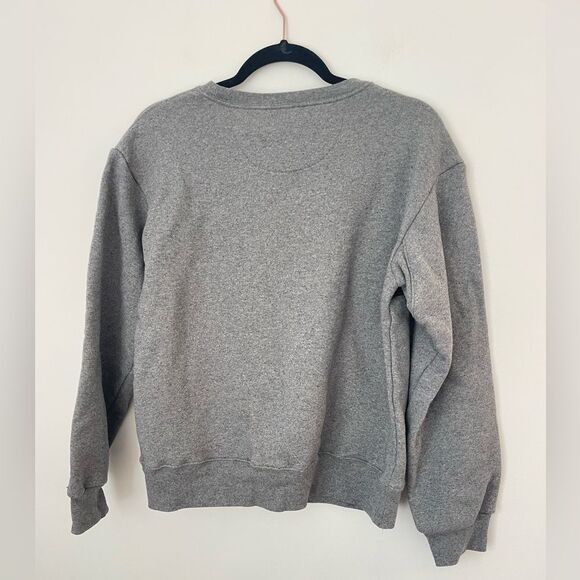 Patagonia Women's Ridge Rise Stripe Uprisal Crew Sweatshirt Heather Grey Small - Picture 4 of 8